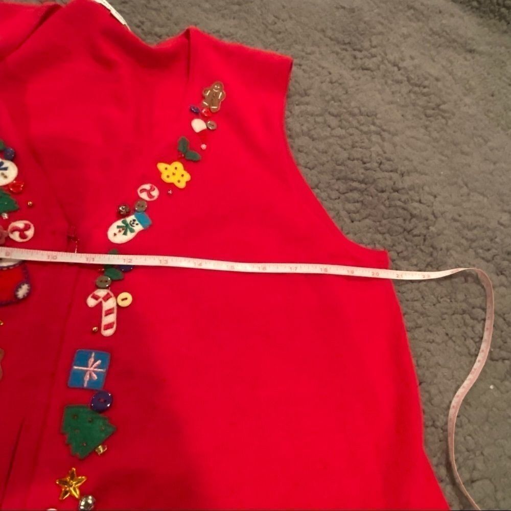Mercer Street Christmas Vest Size Large - Picture 7 of 12